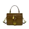 Moda de Nicho Transfronteriza Bolso Exquisito 2024 Nuevo Vintage Versátil de Alta Gama Cruzado al Hombro Bolso Cuadrado Pequeño