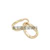 Botón conector de pecho de moda de metal de aleación de alta calidad, botón de accesorios de ropa para bikini, traje de baño, ropa interior, en stock