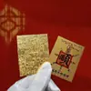 2025 Nuevo Modelo Pegatinas Doradas para Teléfono que Atraen Riqueza para Atraer Riqueza y Reponer Riqueza, Suministros del Dios de la Riqueza Pegatinas Doradas con Lámina de Oro que Atraen Riqueza