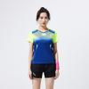 Primavera e verão novo badminton terno masculino e feminino manga curta calças saia roupas de secagem rápida ar voleibol tênis terno tênis de mesa conjunto uniforme da equipe