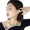 Aretes Líquidos Verde Oliva 2025 Nuevo Diseño Nicho de Moda de Alta Gama Versátiles Aretes de Tuerca para Mujer Accesorios para las Orejas de Otoño e Invierno