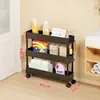 Gabinete de Almacenamiento con Espacio de 10 cm Gabinete Estrecho Extremo Gabinete Delgado para Cocina Estante de Almacenamiento Gabinete de Espacio Estante Estrecho