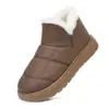 Botas de Algodón para Mujer con Forro de Felpa Cálidas y a Prueba de Frío Nuevas Botas de Nieve para Mujer Slip-On Suela Blanda Engrosada Zapatos de Algodón para Mujer del Viejo Pekín