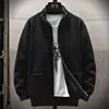 2026 Novo Suéter de Tricô Transfronteiriço Jaqueta Casual Masculina Cardigã Suéter de Tricô Solto com Gola Alta Forrado com Fleece