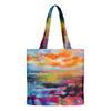 Bolsa de Mão Pintura a Óleo Tie-Dye Graffiti 2022 Nova Bolsa 3D Tecido Oxford Tendência Bolsa Tote Feminina