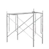 Andaime tipo porta galvanizado para exportação de comércio exterior, andaime com pintura eletrostática para decoração, fixadores de batente de porta para parede externa, plataforma de aço e degrau