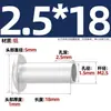 GB873 remache de aluminio cabeza plana grande remache semitubular cabeza semirredonda remache hueco cabeza redonda M2M2.5M3M4M5M6