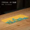 Alfombrilla Seca para Ceremonia del Té, Nueva Alfombrilla de Té Impermeable Estilo Chino Nacional, Alfombrilla de Tela para Tetera y Tazas, Mesa de Té Pequeña, Accesorios para Ceremonia del Té