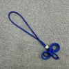 Xiangfei 2M15B-2 corda trançada artesanal com nó de orelha dupla, estilo fresco e simples, adequada para roupas infantis, decoração de bolsa, pingente de celular em acrílico