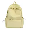 Mochila Escolar Simple de Gran Capacidad para Estudiantes de Secundaria y Preparatoria, Modelo Nuevo 2026 para Niñas, Mochila de Color Sólido para Niños, Mochila para Viajes de Corta Distancia