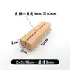 Portatarjetas de Madera Maciza de Haya Base para Etiqueta de Precio Base de Madera para Notas Soporte de Base de Madera Soporte para Inserción de Tarjetas de Notas Soporte para Señal