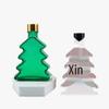 Árvore de Natal Garrafa de Aromaterapia de Vidro Transparente Garrafa Vazia Sem Fumaça Sem Fogo Expansor de Fragrância de Rattan Enfeites para Casa