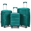 Maleta de Viaje Exterior Material PP Ruedas Universales Silenciosas 20 Pulgadas 24 Pulgadas 28 Pulgadas Impermeable y Resistente al Desgaste Maleta Rígida Maleta de Equipaje