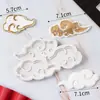 Celebridad de Internet Decoraciones para Pasteles de Repostería Figura del Tercer Príncipe Nezha Cinta Roja Insertar Rueda de Fuego y Viento Decoración para Fiesta de Cumpleaños