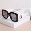Lentes de Sol para Mujer Hombre, Lentes de Sol Polarizados de Moda Clásica de Montura Grande para Mujer Hombre UV400