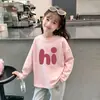 Camiseta de Manga Larga de Algodón Puro para Niñas Estilo Coreano Nueva Llegada Moda de Primavera y Otoño para Niños Pequeños y Mayores Niñas Ropa Interior Básica para Bebés