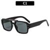 Gafas de Sol Estilo Nuevo Europeo y Americano Doble Puente Estilo Piloto Transfronterizas de Moda Mismo Estilo que Influencers Gafas Casuales Unisex