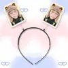 Diadema de Primavera 3D Tang Lingshan Diadema Pasador Merchandising de Concierto Soporte para Fans TikTok Mismo Estilo