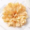 Flor de Dalía Flor Artificial Cabeza de Flor Ramillete Sombrero Material DIY Decoración de Boda Flor Falsa de Gama Alta Realista