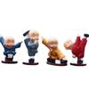 Figurilla de Monje Kung Fu con Atuendo Colorido Shaolín Artesanía de Resina Decoraciones para el Hogar Accesorios para el Interior del Coche Adornos para Coche