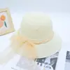 Sombrero de Verano para Mujer para la Costa Sombrero de Sol para Vacaciones Sombrero de Playa Sombrero de Paja de Ala Ancha para Viajes al Aire Libre Moda Coreana Sombrero de Sol
