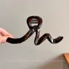 Pinza para el Cabello de Alta Gama Estilo Coreano, Pinza de Tiburón Grande de Dongdaemun, Adecuada para Cabello Grueso, Pasador para Mujeres, Pinza para la Parte Posterior de la Cabeza