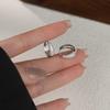 Pendientes de aro con diamantes y circonitas exquisitas de lujo para mujer, elegantes y de alta gama, de moda retro