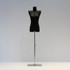 Adereços de modelo de ombro plano preto estilo coreano loja de roupas femininas vitrine boneca ombro em ângulo reto modelo de corpo inteiro expositor