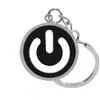 Llavero Colgante de Luz LED Intermitente Tipo Pulsador Transfronterizo Colgante para Bolsa Llavero Cadena de Llave de Goma Suave de PVC