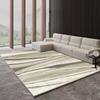 Alfombra Italiana Abstracta Geométrica para Sala de Estar, Alfombra Nórdica de Lujo Ligero para Dormitorio Gris, Alfombra de Imitación Cachemira de Cobertura Total para Habitación de Hotel
