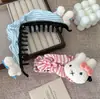 Nuevo Lindo Clip de Plátano Grande de Lunares del Conejo Miffy para la Parte Posterior de la Cabeza, Pinza para el Cabello Versátil y Dulce