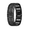Pulsera Magnética de Cobre Rojo Antiguo Galvanizado con Patrón de Tortuga de Amazon, Pulsera Magnética Desmontable para Hombre, Venta al por Mayor Transfronteriza