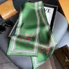 Bufanda francesa vintage de seda naranja, pañuelo pequeño y largo para el cuello de mujer, versátil para trajes y camisas profesionales, fular y cinta decorativa para el cuello