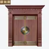Portão de Villa de Cobre Real de Fábrica Porta de Metal para Pátio Rural Porta de Aço Inoxidável Banhada a Cobre Porta de Cobre de Imitação Portão de Cobre Puro Estilo Chinês