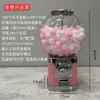 Máquina Gachapon Rosa Pequena Equipamento para Eventos Comerciais Máquina de Brinquedo de Mesa Máquina de Doces Redonda Máquina Operada por Moeda de Abertura