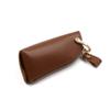 Bolsa gruesa de PU con cremallera para llaves de coche, llavero de coche, hebilla de herradura, bolsa para llaves con cremallera, bolsa pequeña