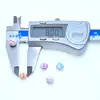 8mm Fondo Blanco Colorido Expresión Acrílico Cuentas Sueltas Mixtas Redondas Cuentas con Letras Pulsera DIY para Niños Pulsera Cuentas de Agujero Grande