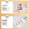Aliexpress Libro de Muestra de Placas de Color para Uñas Acrílico Soporte de Exhibición de Tarjetas de Color de Uñas Libro de Tarjetas de Color de Uñas Incrustado de Gama Alta
