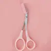 Cuchillo para Recortar Cejas, Tijeras para Recortar Cejas con Peine para Cejas, Recortador de Cejas Perezoso Fácil de Usar para Principiantes, Herramienta en Forma de Media Luna para Recortar Cejas con Peine