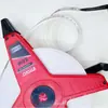 Cinta métrica de fibra 30m50m100m de plástico portátil cinta métrica de PVC estante de cinta métrica de manivela regla