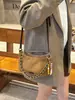 Bolso Retro de Nicho Transfronterizo de Gamuza para Mujer 2026 Nuevo Versátil Bolso Cruzado Estampado de Leopardo Bolso de Hombro para Viajes y Uso Diario