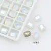 Dongzhou Cristal Nieve Proteína Arte de Uñas Diamante Brillante Blanco Proteína Huevo de Paloma Fondo Puntiagudo Diamante Dongzhou Diamante Wholesale Accesorios para Arte de Uñas