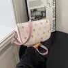 2026 New Women's Bag Mkf Genuine Luxury High-End Small Bag Mahjong Bag Single Shoulder Crossbody Chain Bag Small Square Bag