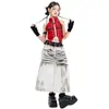Disfraces de Jazz para Niñas Conjunto de Pantalones de Longitud Media con Degradado Moderno y Elegante para Actuaciones Escénicas Infantiles