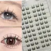 Pestañas de Ciervo Densas de Gran Volumen sin Pegamento DIY Suaves Extensibles Pestañas Postizas Aspecto Natural Asiático Mestizo Frescas y Rizadas