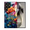 Adequado para Capa de Celular Samsung A90 S25Ultra Quebra-cabeça S23 Capa de Vidro S24 Capa Protetora A70 Criativa A54 Nova