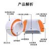 Adecuado para Airpodspro2 Tapones de Silicona de Espuma de Memoria, Almohadillas de Oreja Apple de Segunda Generación, Cubiertas para Auriculares Earpods de Rebote Lento