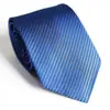 Gravata Masculina Social Listras Diagonais Larga 8CM Preto Azul Royal Social Vestido Trabalho Formatura
