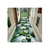 Alfombra Larga de Pasillo Largo y Escaleras de Pasillo de Tres Dimensiones Emocionantes y Aterradoras Entrada a la Sala de Estar Mesa de Café Alfombrilla Alfombra de Mesita de Noche de Dormitorio