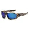 Nuevas Gafas de Sol Deportivas de Moda para Hombre Transfronterizas Tácticas a Prueba de Viento para Pesca con Montura Florales Recubiertas Gafas de Sol Color Verde Militar